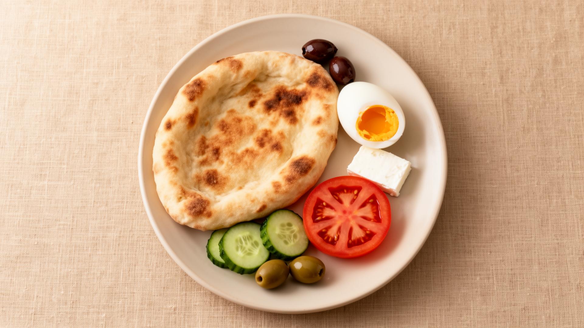 A simplified version of the family breakfast.