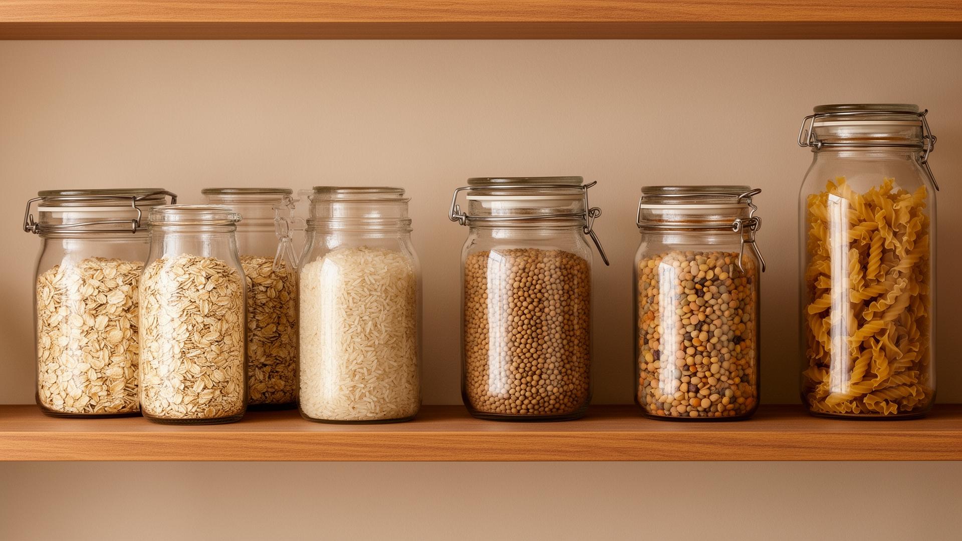 A predictable pantry quietly does the heavy lifting.