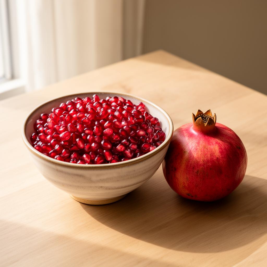 Bright color and fun seeds make pomegranate appealing for many children.